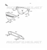 SIDE COVERS   CHAIN COVER voor Kawasaki KH125 1991