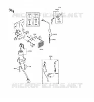 SWITCH voor Kawasaki KH125 1991
