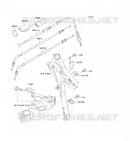 CABLES voor Kawasaki SUPER SHERPA 2000