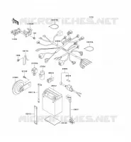 CHASSIS ELECTRICAL EQUIPMENT voor Kawasaki SUPER SHERPA 2000