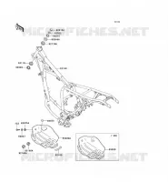 CHASSIS voor Kawasaki SUPER SHERPA 2000