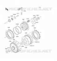 CLUTCH voor Kawasaki SUPER SHERPA 2000
