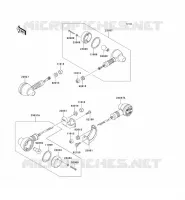 INDICATORS voor Kawasaki SUPER SHERPA 2000