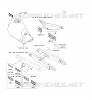 LABELS voor Kawasaki SUPER SHERPA 2000