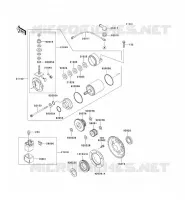 STARTER MOTOR voor Kawasaki SUPER SHERPA 2000