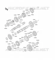 TRANSMISSION voor Kawasaki SUPER SHERPA 2000