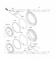 WHEELS   TIRES voor Kawasaki SUPER SHERPA 2000