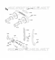 CAMSHAFT   TENSIONER voor Kawasaki SUPER SHERPA 2003
