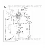 CARBURETOR voor Kawasaki SUPER SHERPA 2003