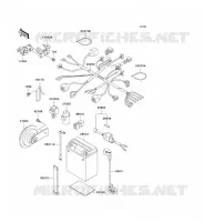 CHASSIS ELECTRICAL EQUIPMENT voor Kawasaki SUPER SHERPA 2003