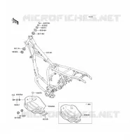 CHASSIS voor Kawasaki SUPER SHERPA 2003