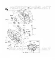 CRANKCASE(S) voor Kawasaki SUPER SHERPA 2003