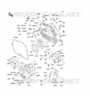 ENGINE COVERS voor Kawasaki SUPER SHERPA 2003
