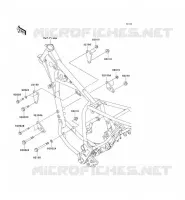 ENGINE MOUNT voor Kawasaki SUPER SHERPA 2003