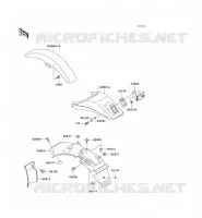 FENDER voor Kawasaki SUPER SHERPA 2003