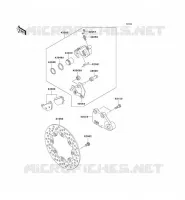 REAR BRAKE voor Kawasaki SUPER SHERPA 2003