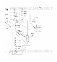 REAR MASTER CYLINDER voor Kawasaki SUPER SHERPA 2003