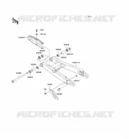 SWINGARM voor Kawasaki SUPER SHERPA 2003