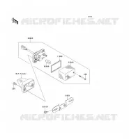 TAILIGHT(S) voor Kawasaki SUPER SHERPA 2003