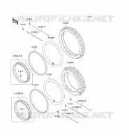 WHEELS   TIRES voor Kawasaki SUPER SHERPA 2003