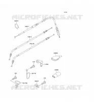 CABLES voor Kawasaki SUPER SHERPA 1997