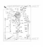 CARBURETOR voor Kawasaki SUPER SHERPA 1997