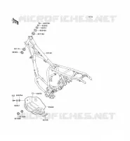 CHASSIS voor Kawasaki SUPER SHERPA 1997