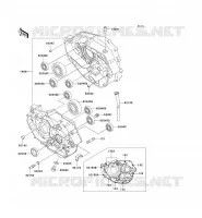 CRANKCASE(S) voor Kawasaki SUPER SHERPA 1997