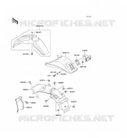 FENDER voor Kawasaki SUPER SHERPA 1997