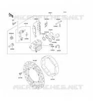 FRONT BRAKE voor Kawasaki SUPER SHERPA 1997