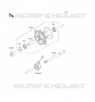 FRONT HUB voor Kawasaki SUPER SHERPA 1997