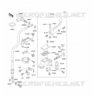 FRONT MASTER CYLINDER voor Kawasaki SUPER SHERPA 1997