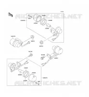 INDICATORS voor Kawasaki SUPER SHERPA 1997
