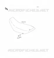 SEAT voor Kawasaki SUPER SHERPA 1997