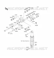SUSPENSION voor Kawasaki SUPER SHERPA 1997