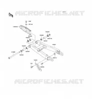 SWINGARM voor Kawasaki SUPER SHERPA 1997
