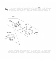 TAILIGHT(S) voor Kawasaki SUPER SHERPA 1997