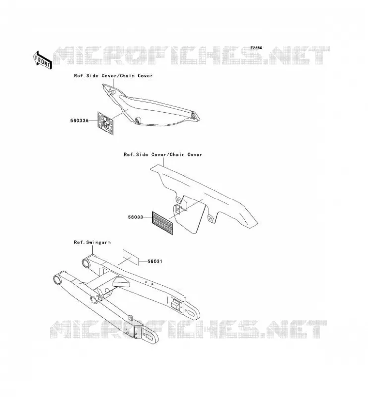 LABELS Kawasaki MOTOS 250 1997 SUPER SHERPA  KL250-H1