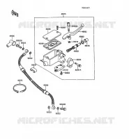 FRONT MASTER CYLINDER voor Kawasaki KLR500 1988