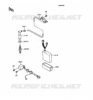 IGNITION SYSTEM voor Kawasaki KLR500 1988