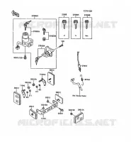 SWITCH voor Kawasaki KLR500 1988