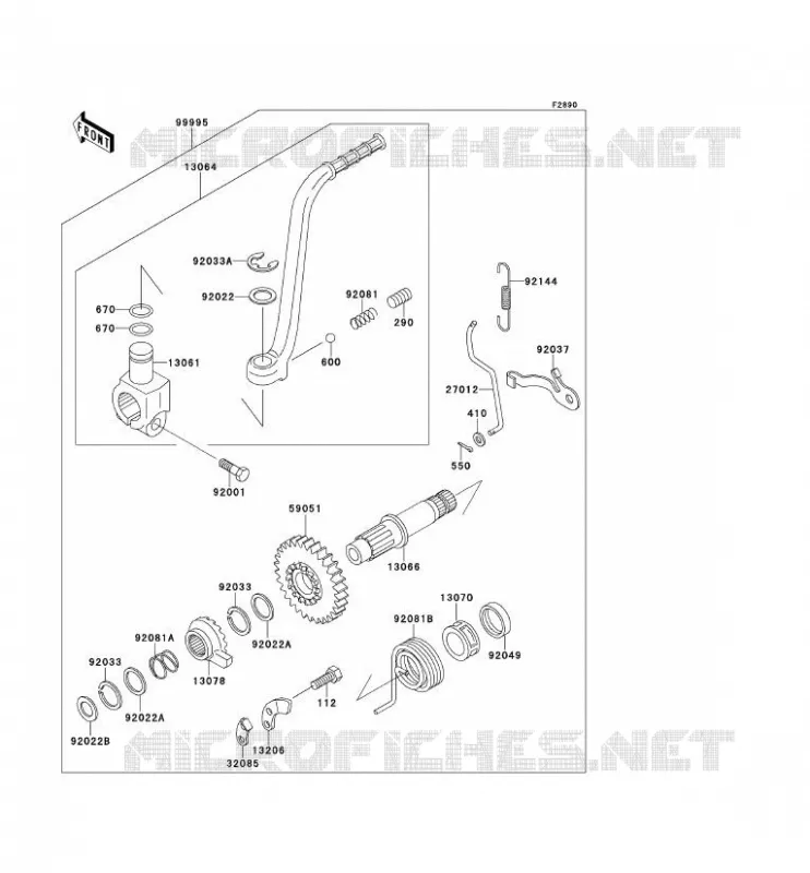 OPTION PARTS Kawasaki MOTOS 500 1990 TENGAI  KL500-B2