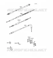 CABLES voor Kawasaki KLR600 1993