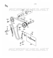CAMSHAFT   TENSIONER voor Kawasaki KLR600 1993