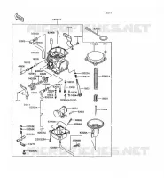 CARBURETOR voor Kawasaki KLR600 1993