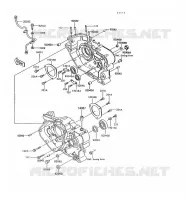 CRANKCASE(S) voor Kawasaki KLR600 1993