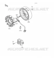 GENERATOR voor Kawasaki KLR600 1993