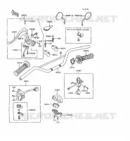 HANDLEBAR voor Kawasaki KLR600 1993