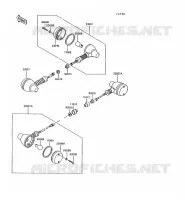 INDICATORS voor Kawasaki KLR600 1993