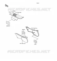 LABELS voor Kawasaki KLR600 1993